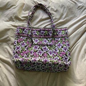 Vera Bradley “Vera Bag” in Plume Petals
